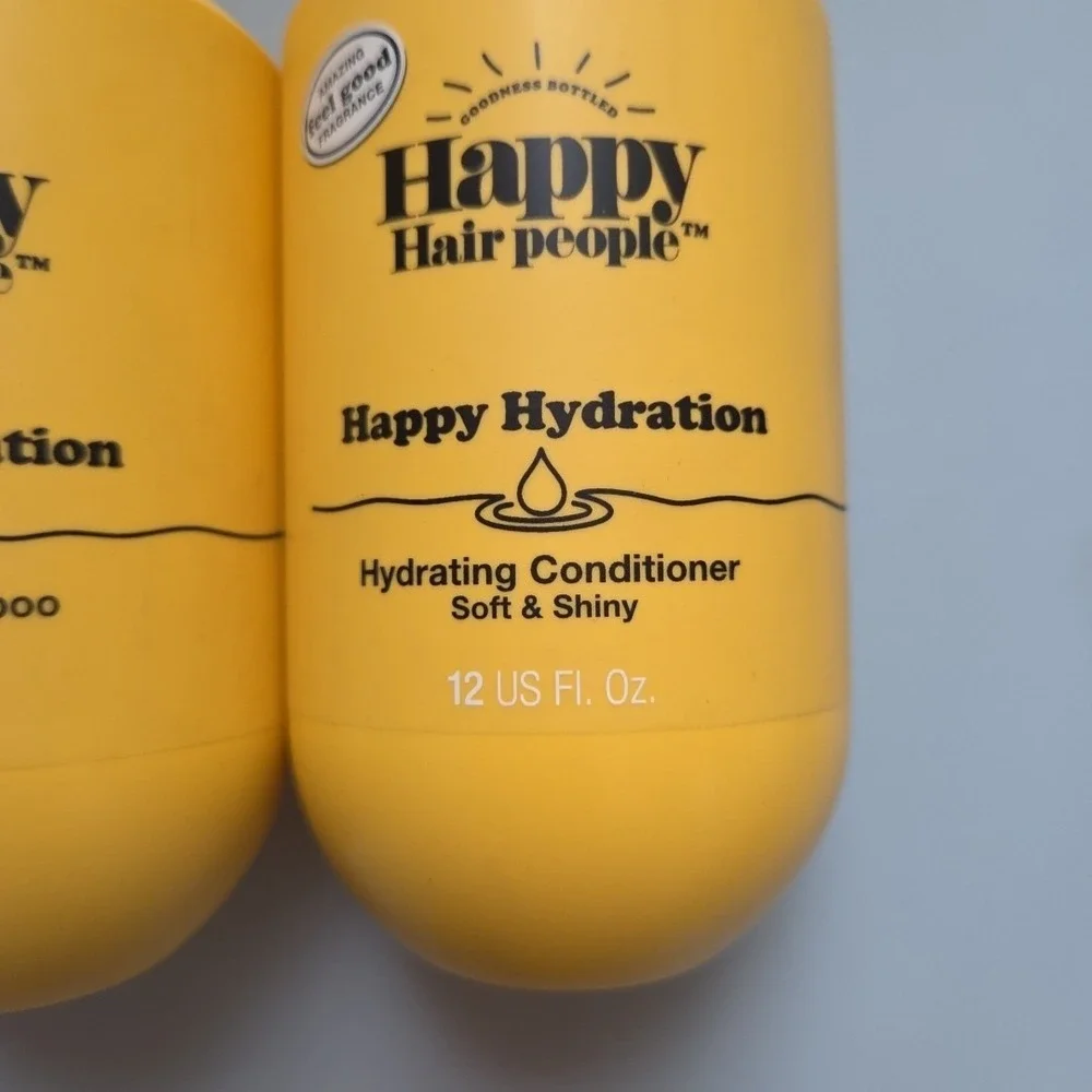 Happy Hair People Hydrating,‎ Shampoo & Conditioner 2pk Set, 12 fl oz Each